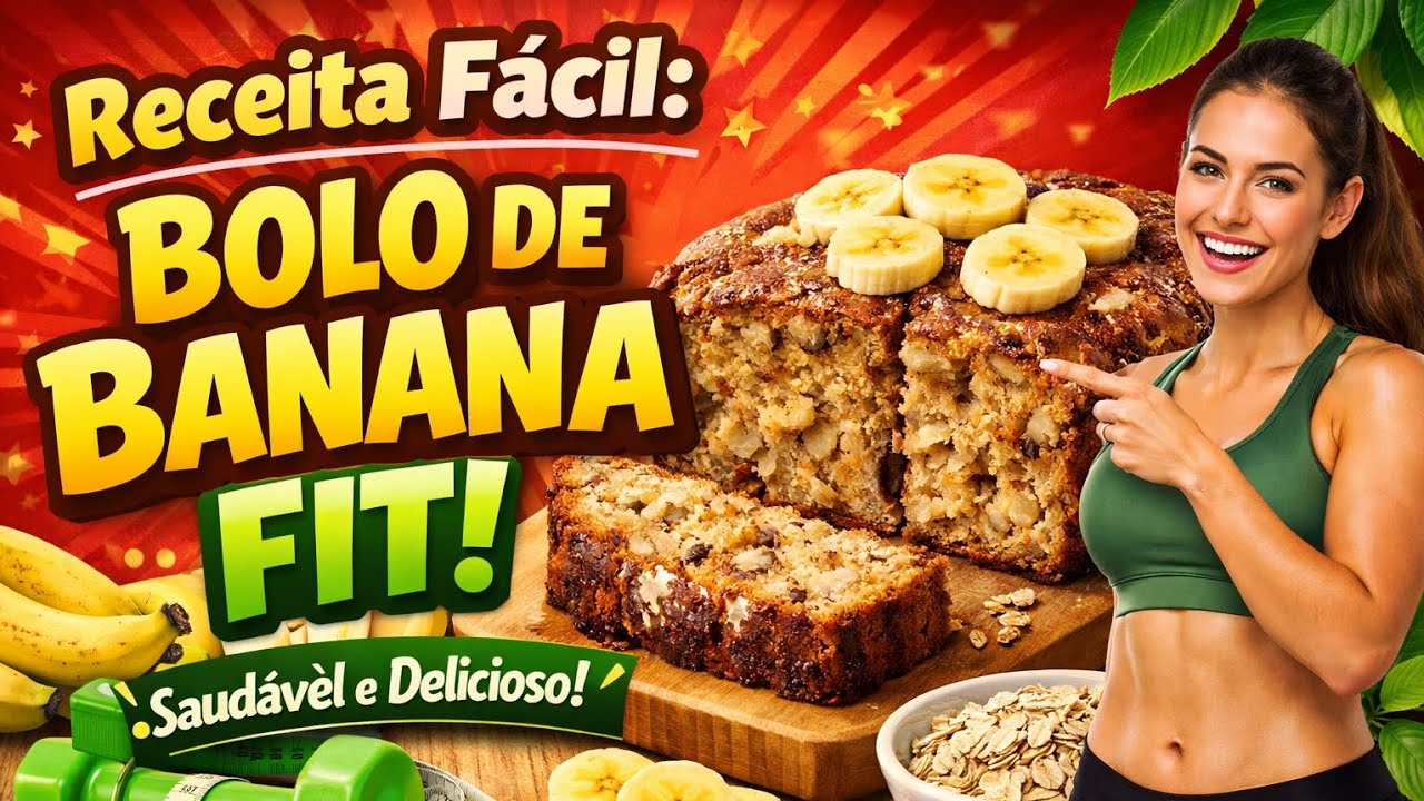 Bolo de banana fit (o final 🤣🤣🤣)