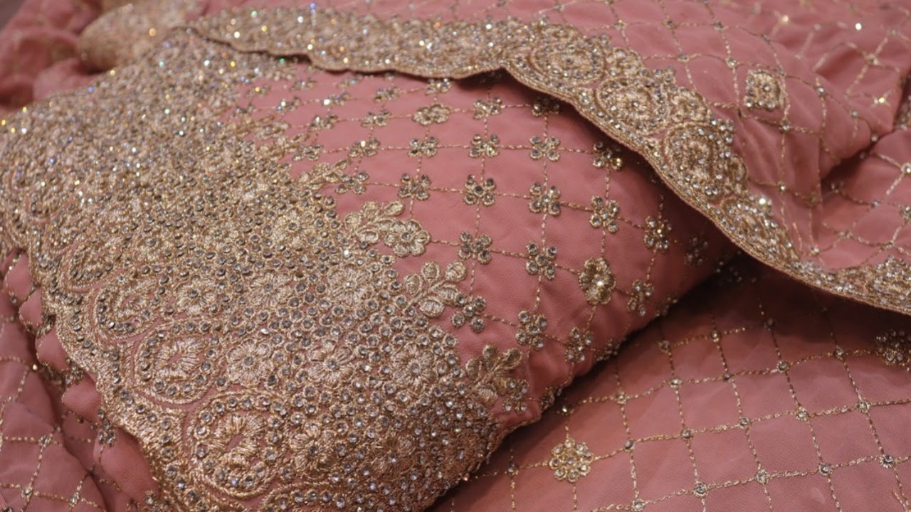 ARNG-3191 “The Peach Petals” Vol 4 Premium Designer Saree||Georgette Fabric|Crystals|Zari Embroidery