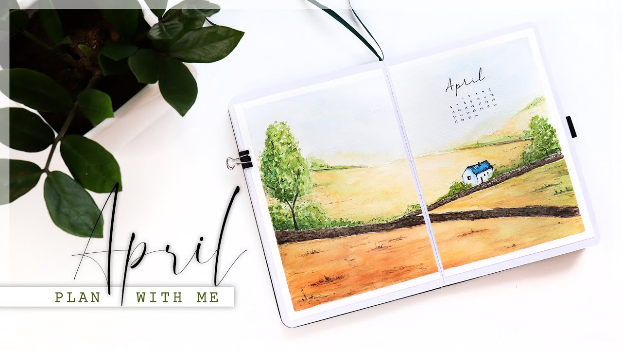 APRIL 2020 Plan With Me // Bullet Journal Monthly Setup