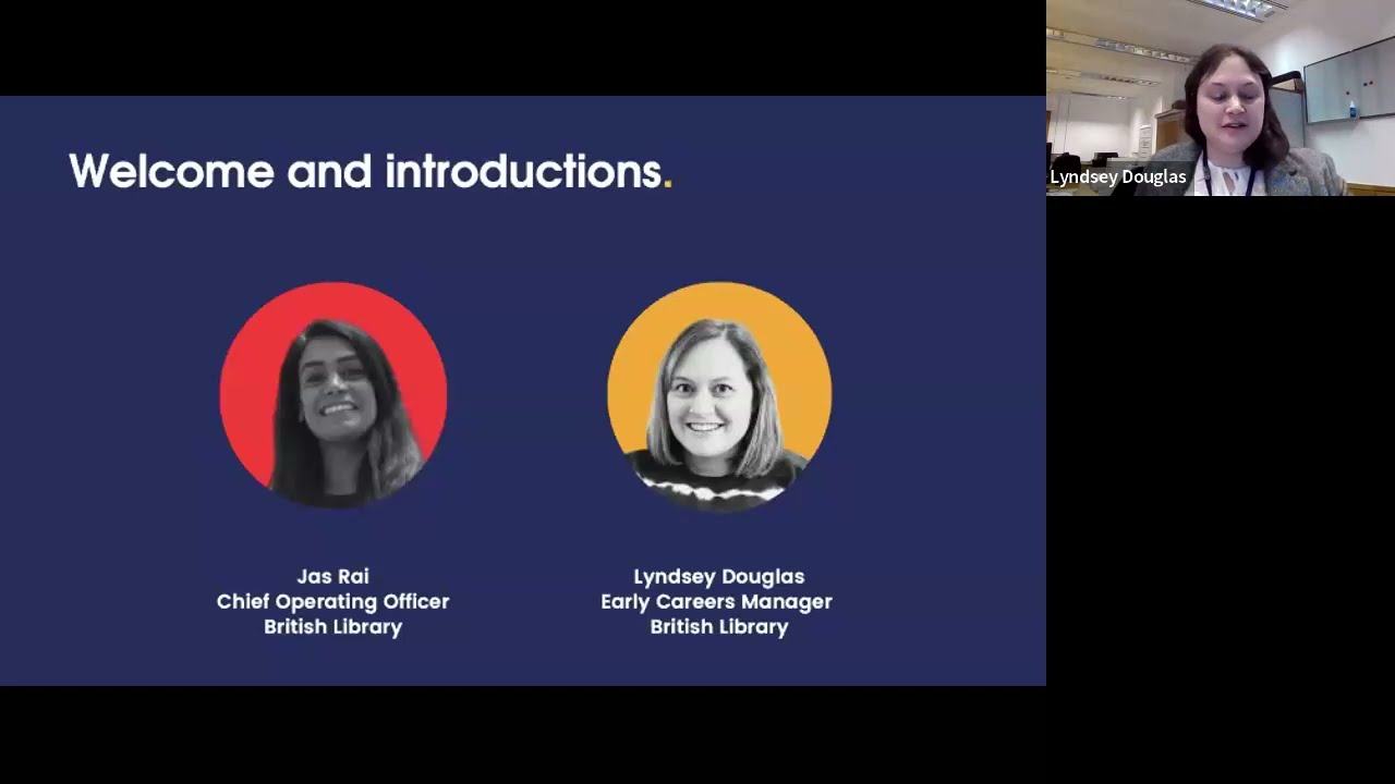 Creative Access Learn More webinar: British Library training placement