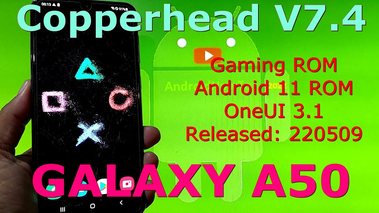 Copperhead V7.4 Gaming ROM for Samsung Galaxy A50 Android 11