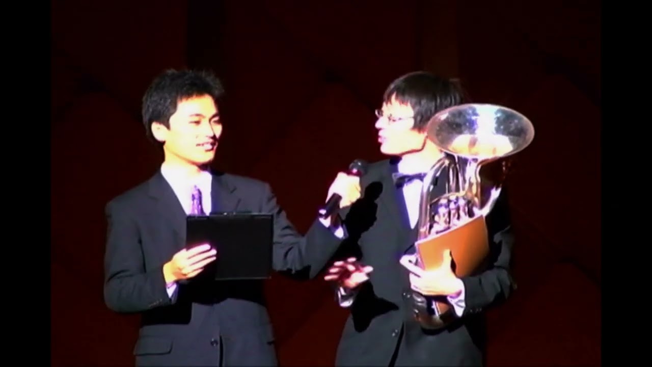【テトリス オープニング】秋田大学ニューブラスアンサンブル バリテューバ4重奏【2007/11/11】