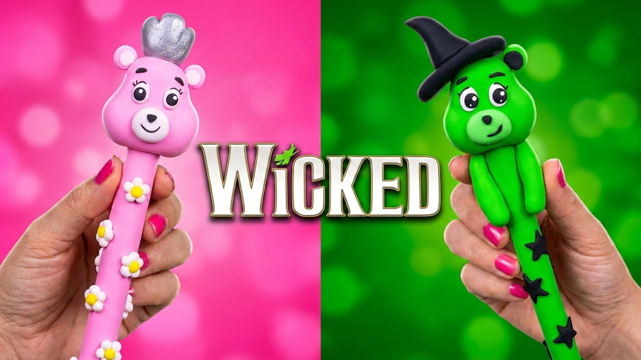 Wicked Crafts: The Cutest Clay Pens Ever! 🎨✨🖊️💖
