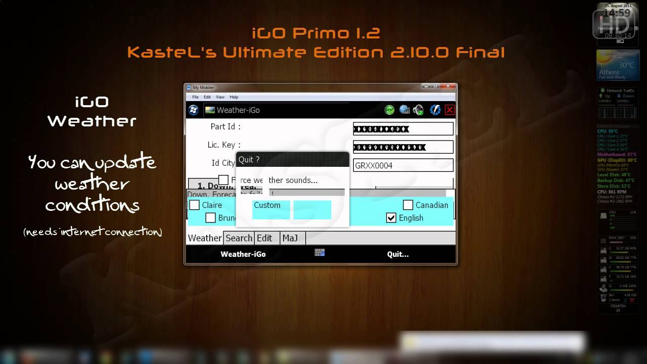 iGO Primo 1.2 - KasteL's Ultimate Edition 2.10.0 Final (New Functions Preview)