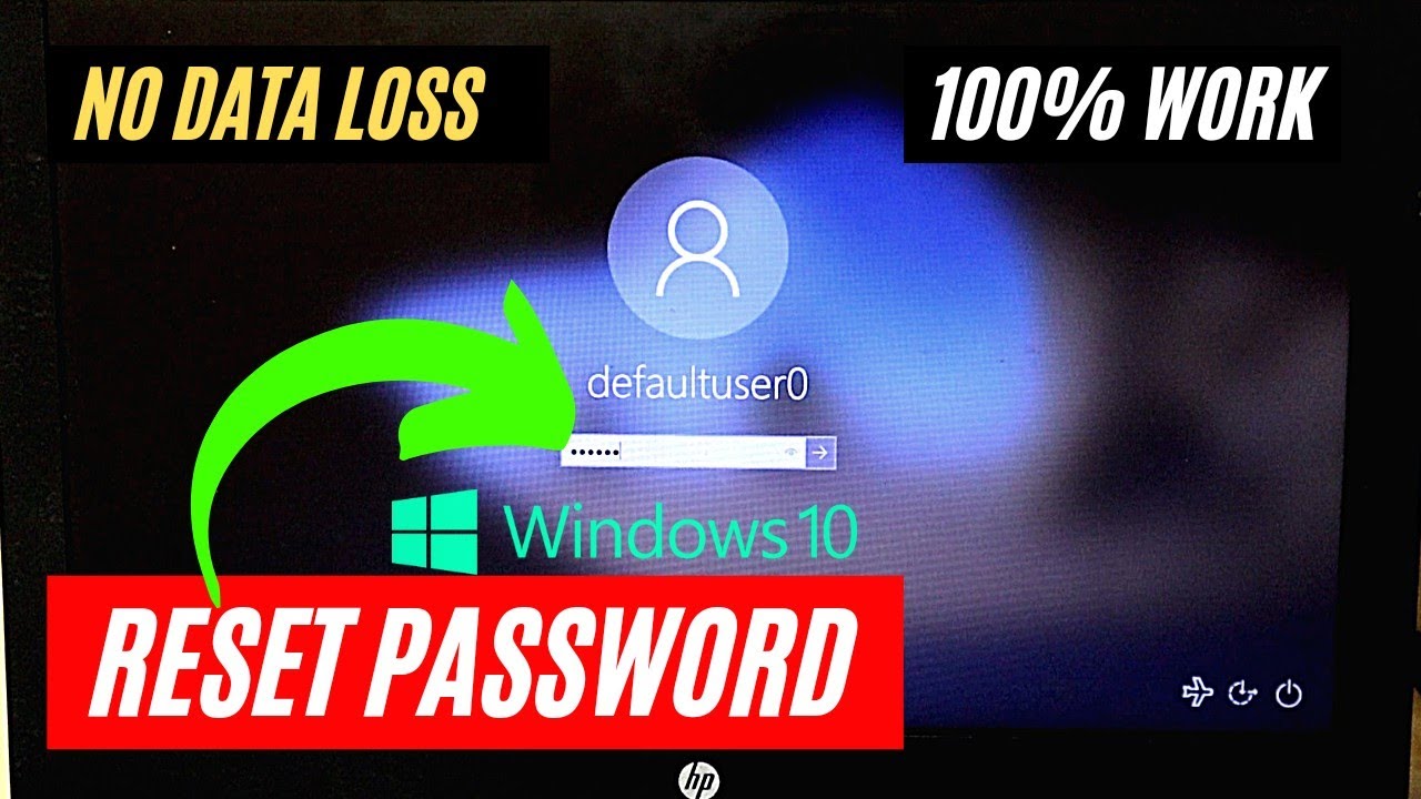 Как сбросить забытый пароль в Windows 10 без потери данных | Без диска и USB