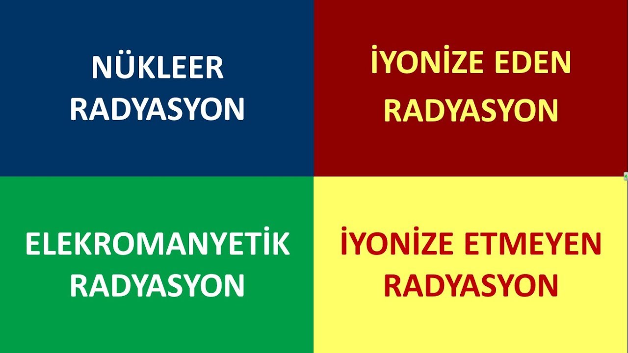 Radyasyon nedir?