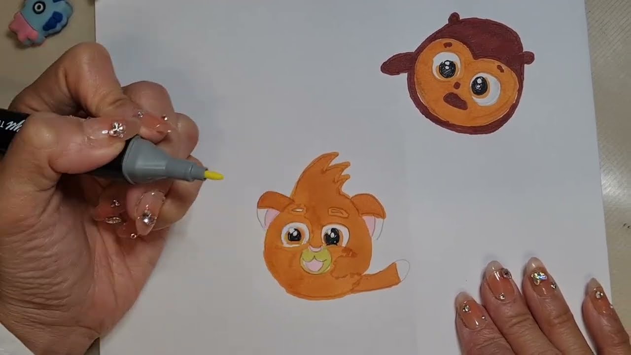 como desenhar bolofofos parte 2