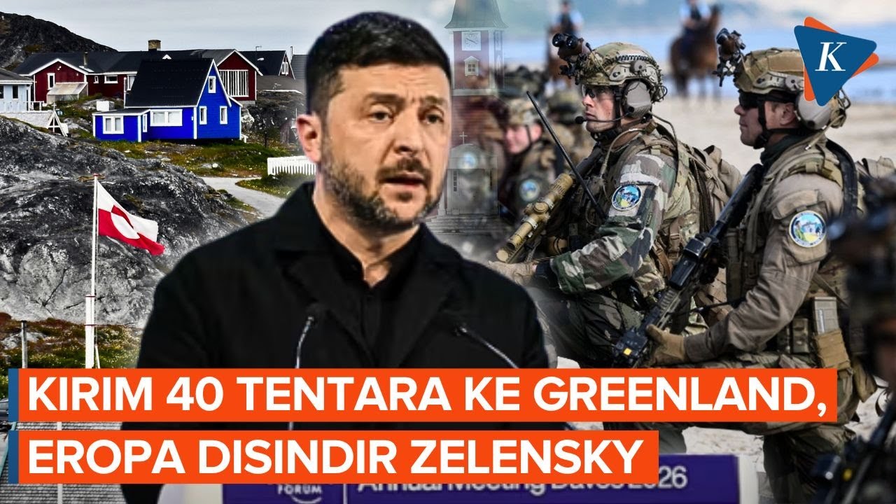 Sindir Eropa Kirim 40 Tentara ke Greenland, Zelensky: Untuk Apa Itu?