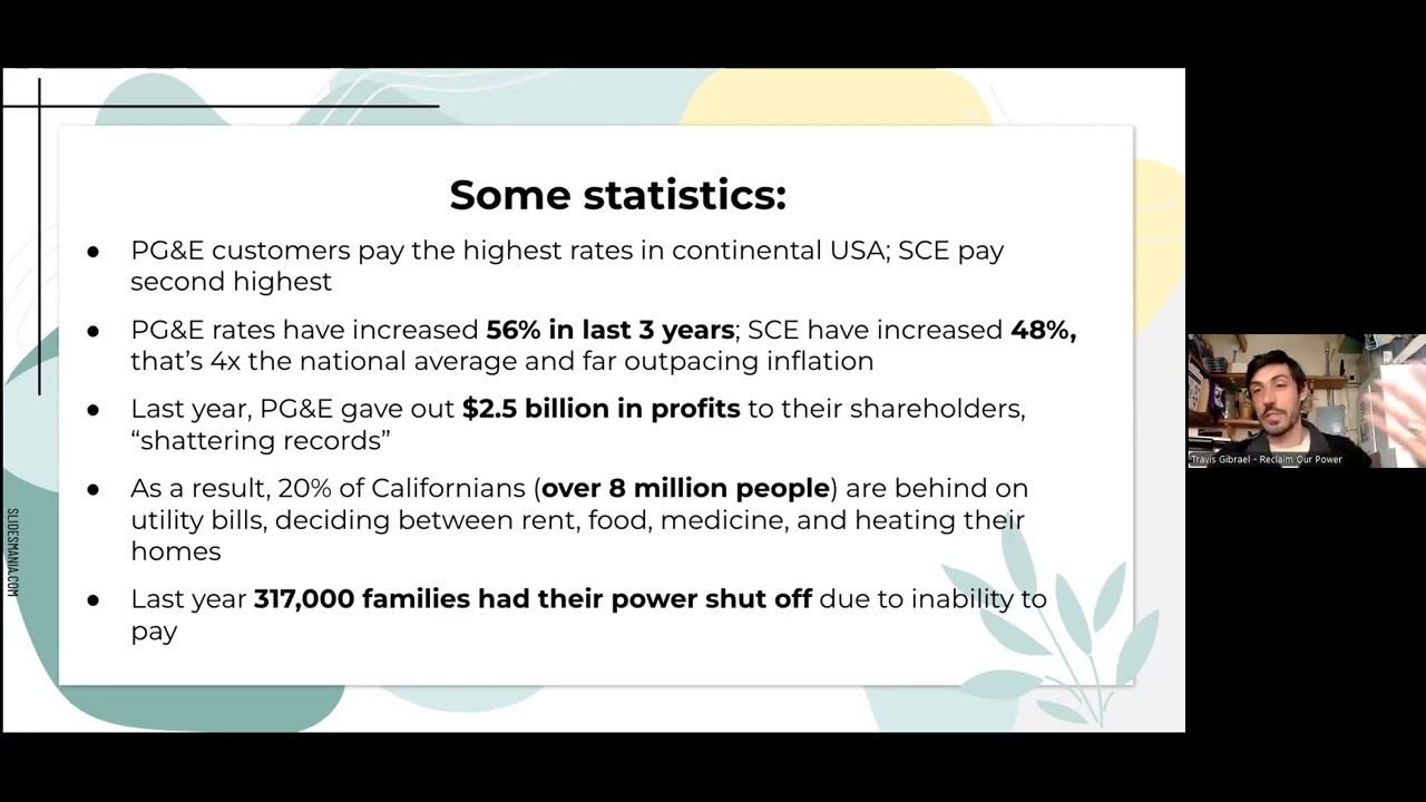 Reforming California Utilities to Benefits Residents - New Bill SB332 needs your support