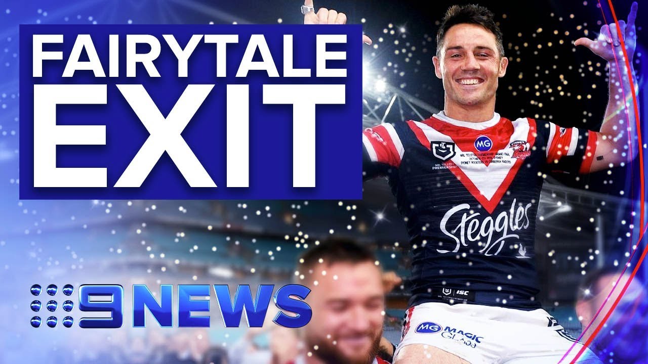 Roosters Cooper Cronk ends career with final act of courage | Nine News Australia