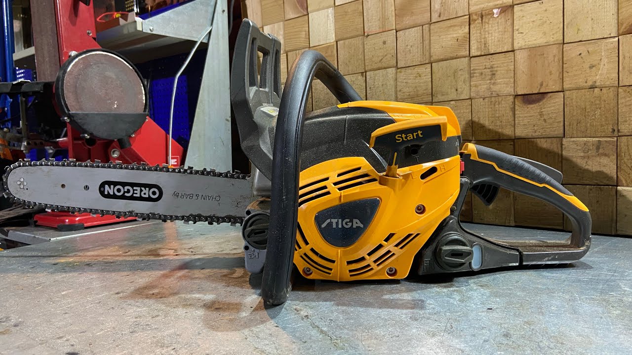 Бензопила STIGA SP 426 2018 г. Двигатель с шестиканальной продувкой. Ремонт.