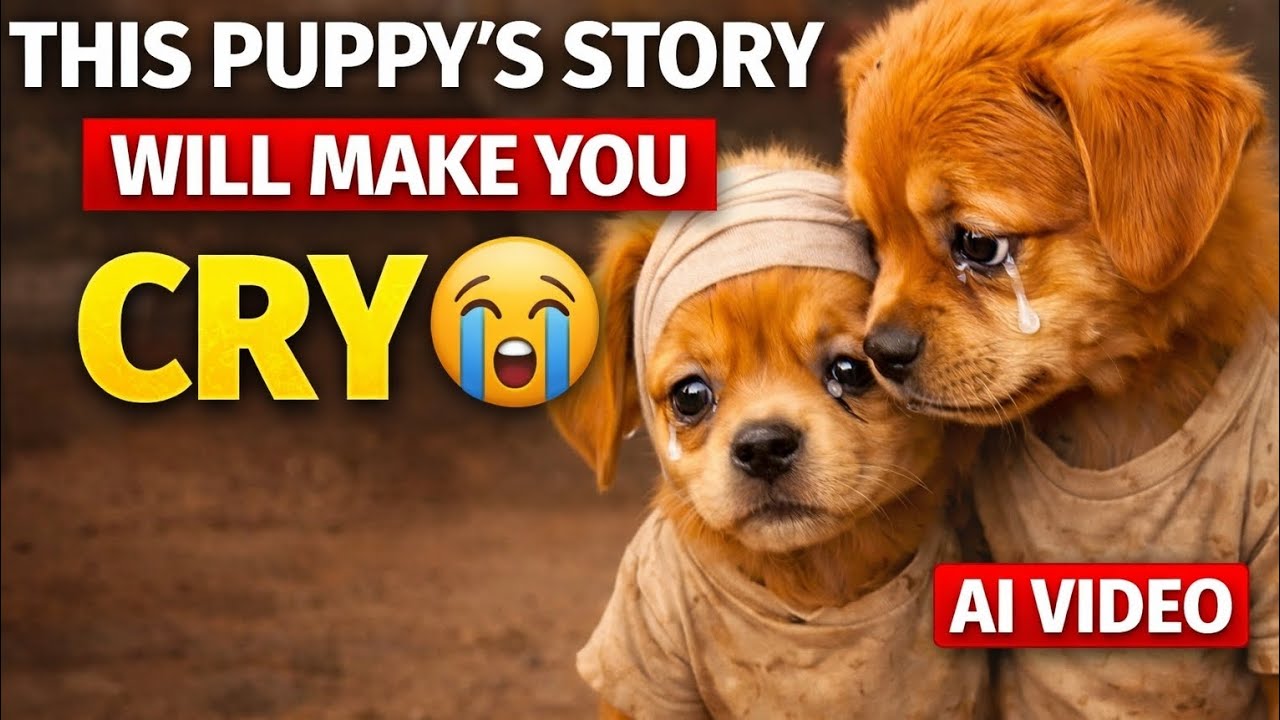 This Puppy&rsquo;s Story Will Make You Cry 😭🐶 | AI Generated Emotional Video