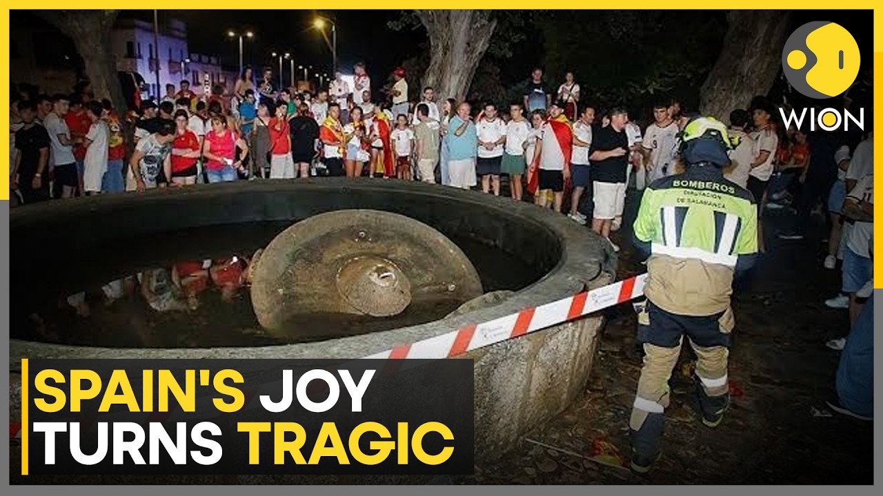 Spain: Fountain Collapse Leaves One Dead, Two Injured In Spain | WION News