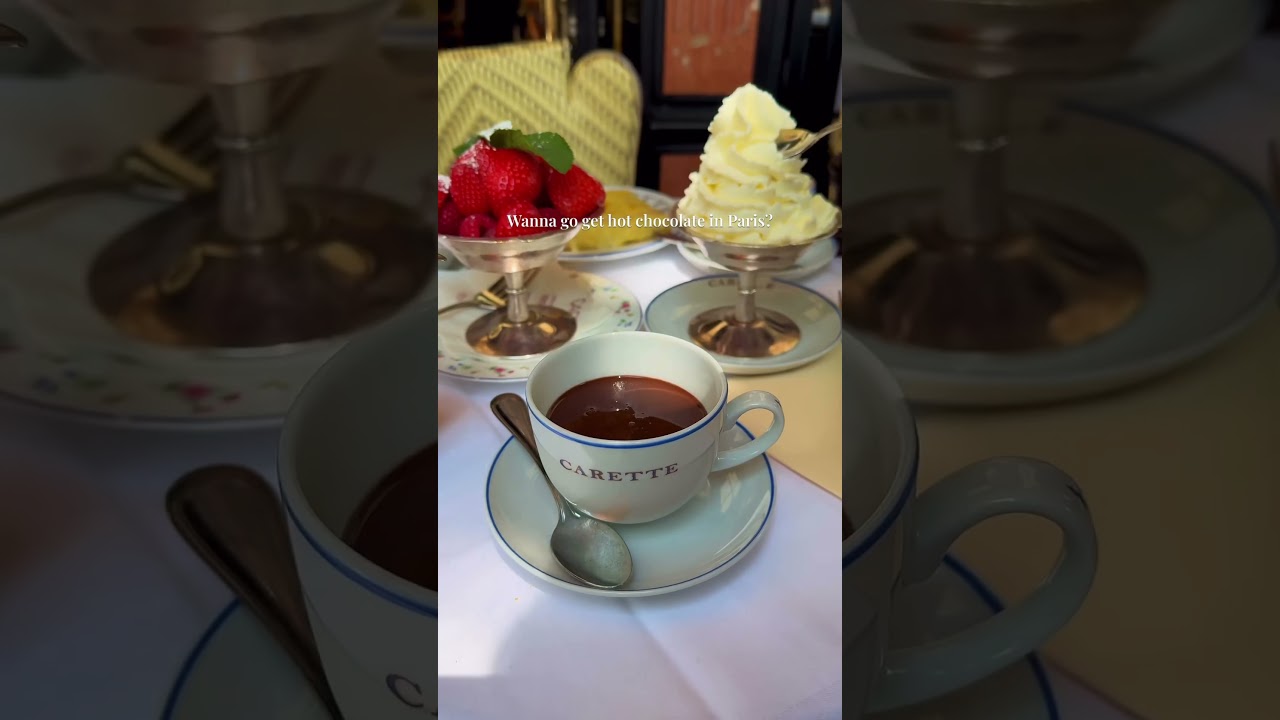Hot Chocolate at Carette, Paris 🇫🇷