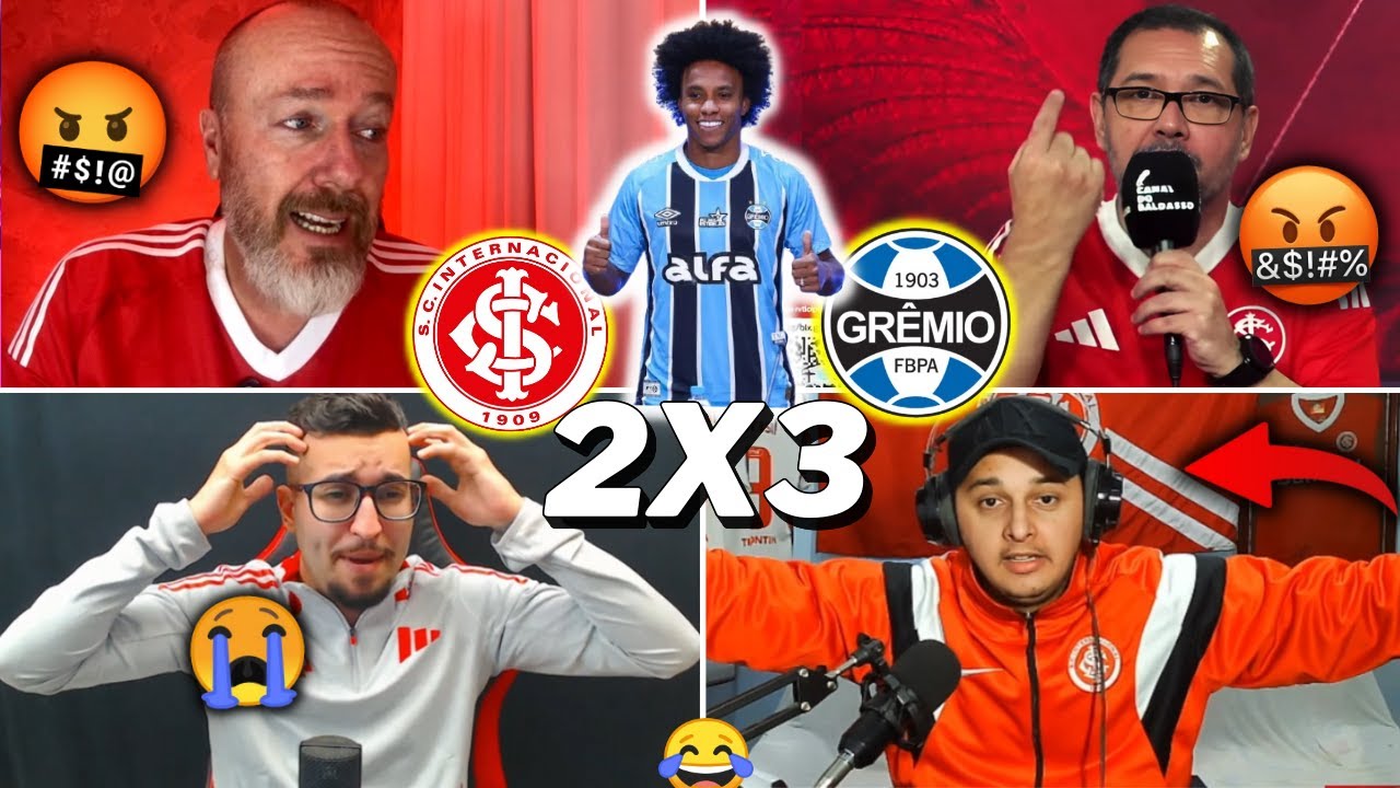 REAÇÕES DO BALDASSO NO GRENAL - INTERNACIONAL 2X3 GRÊMIO - BRASILEIRÃO 2025