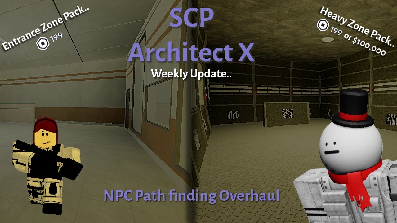 SCP Architect X | Entrance Zone + Heavy Zone pack..
