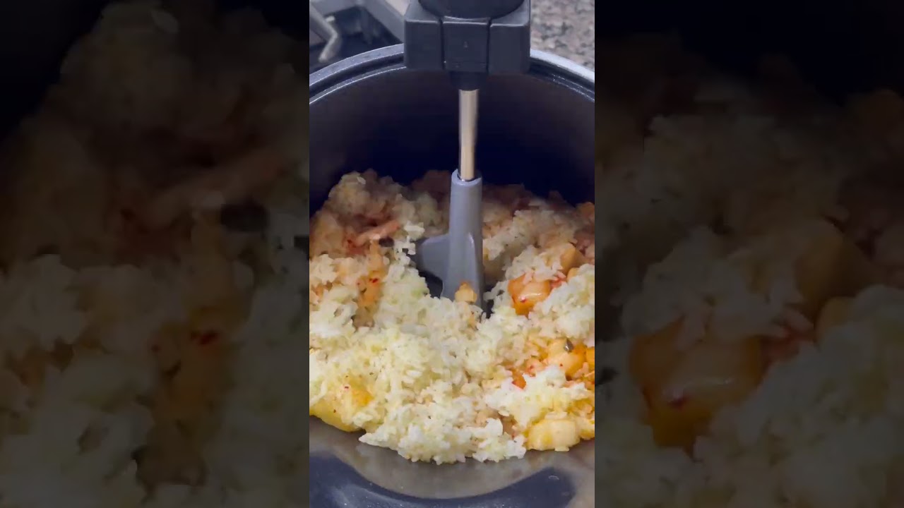 EASY Kimchee Fried Rice in the Rollpan