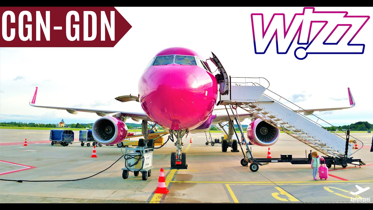 WIZZ AIR | TRIPREPORT | 19,99€ | AIRBUS A320 | COLOGNE-GDANSK | W6 1672 | FullHD 60fps