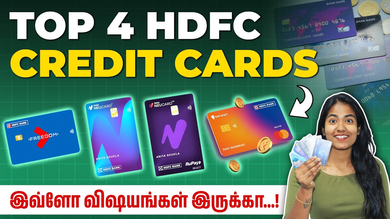 HDFC Lifetime Free Credit Cards | Top 4 Best Credit Cards in 2024| Benefits of Credit Cards in Tamil