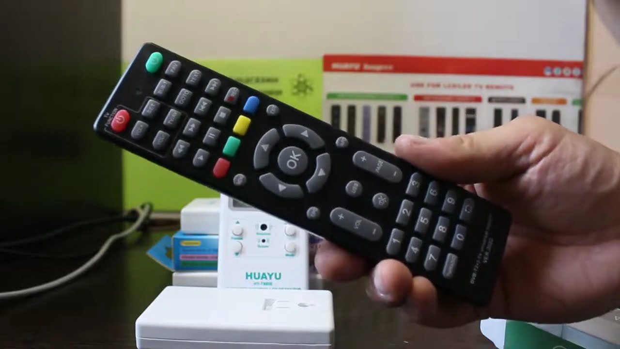 Настройка универсального пульта Huayu DVB-T2+3-TV VER.2022 для цифровых приставок