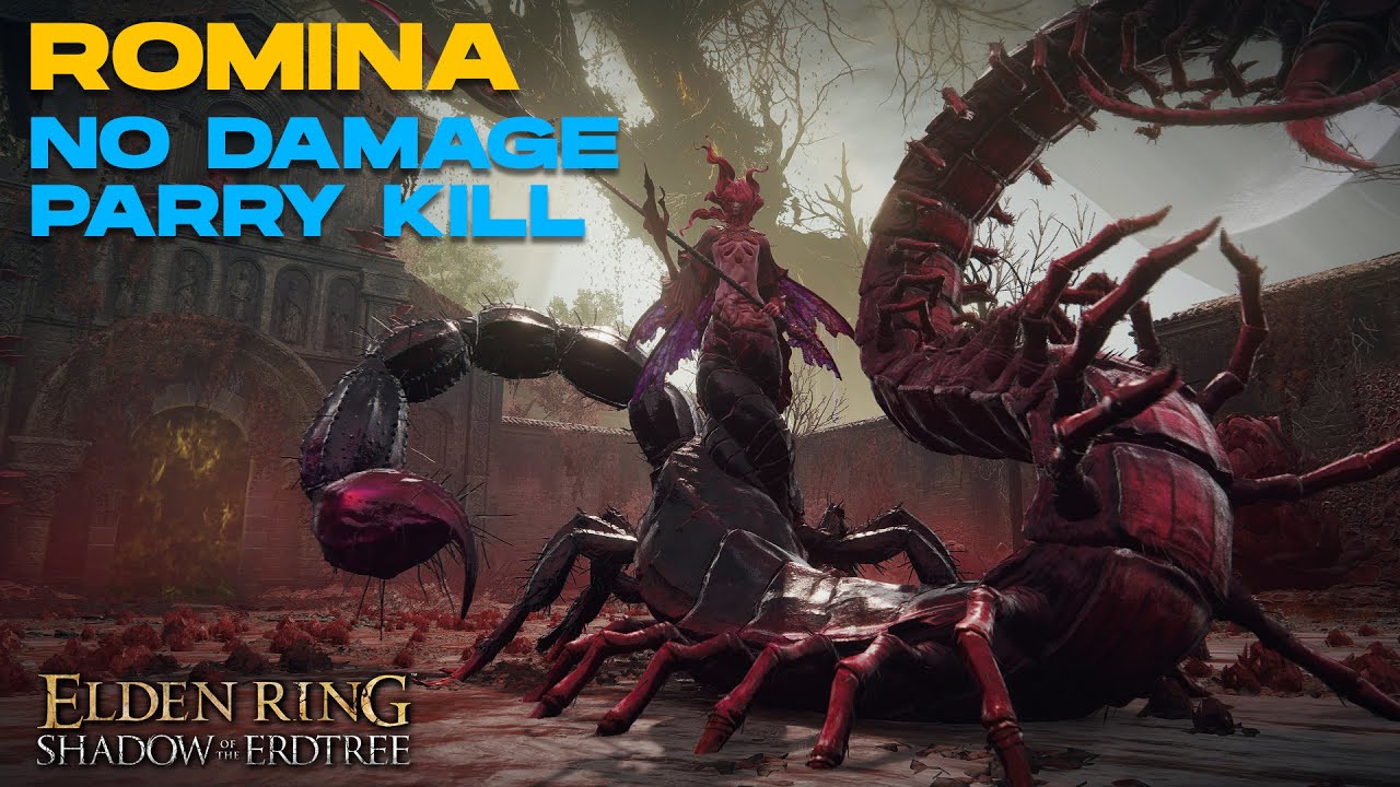 Romina, Saint of the Bud : Parry Kill, No Damage Boss Fight - Elden Ring Erdtree DLC