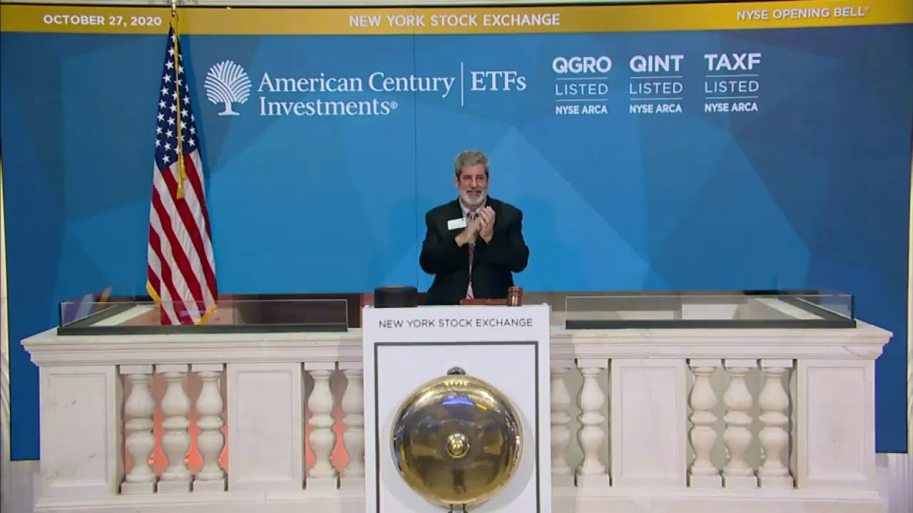 American Century Investments ETFs (NYSE Arca: QINT, QGRO, TAXF) Rings The Opening Bell&reg;
