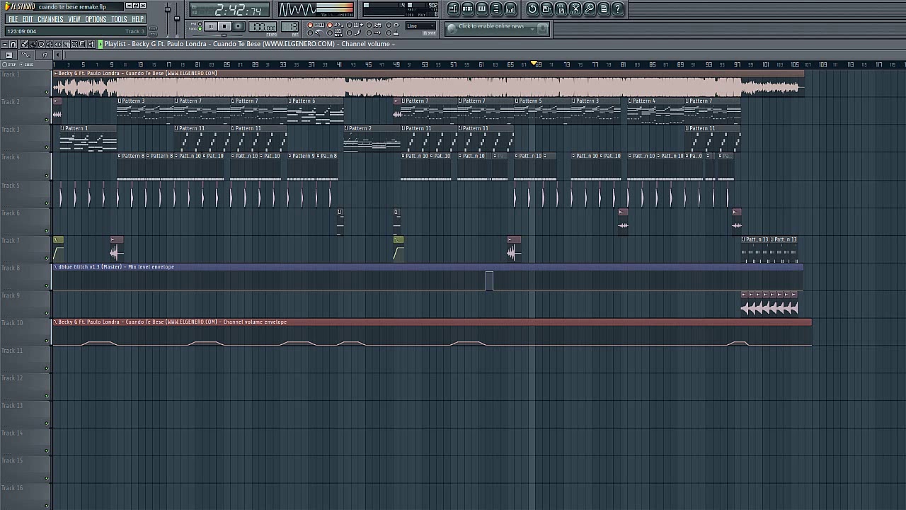 Cuando Te Besé - Becky G, Paulo Londra | Instrumental Remake + MP3