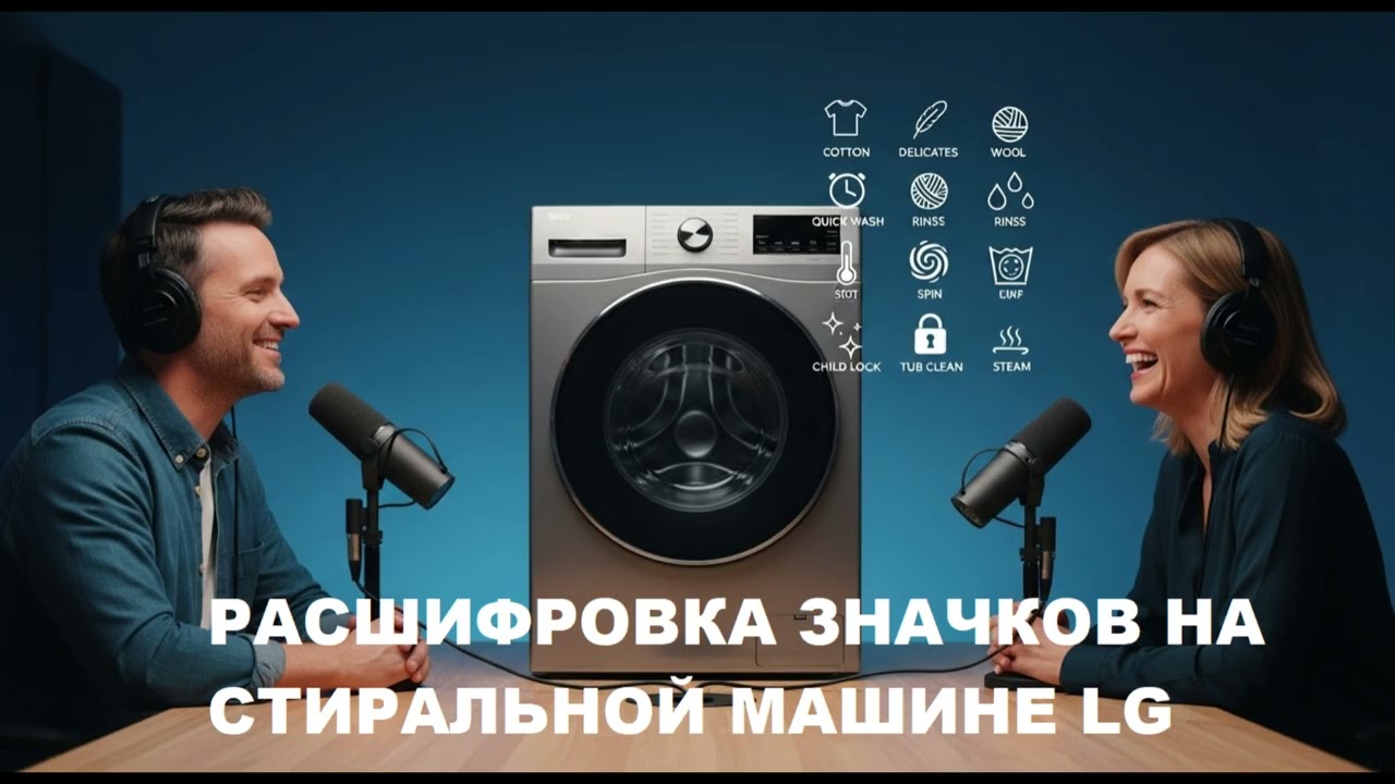 Как понять символы на стиралке LG за 15 минут!