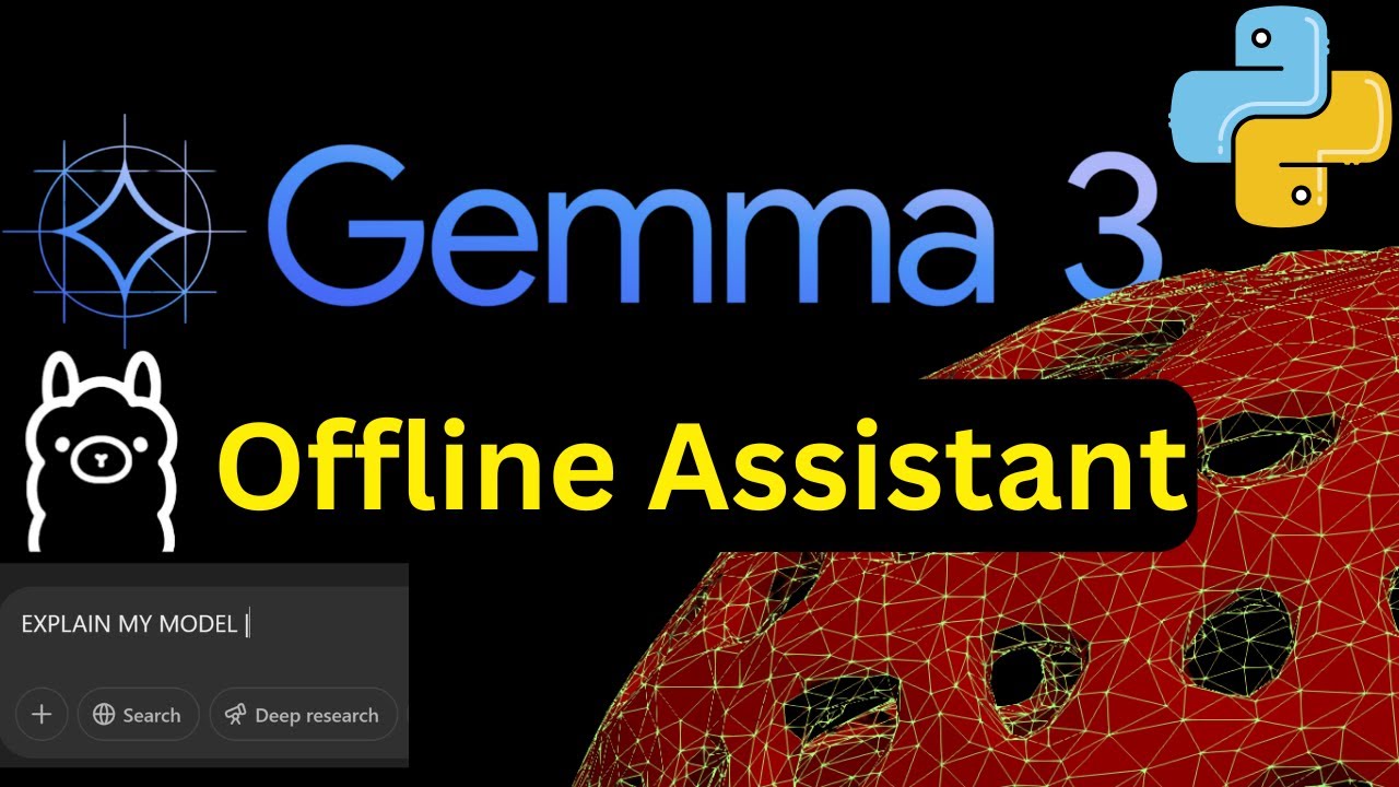 Google&rsquo;s New AI Model Gemma 3 Tested with FEA software - ChatGPT like power locally !