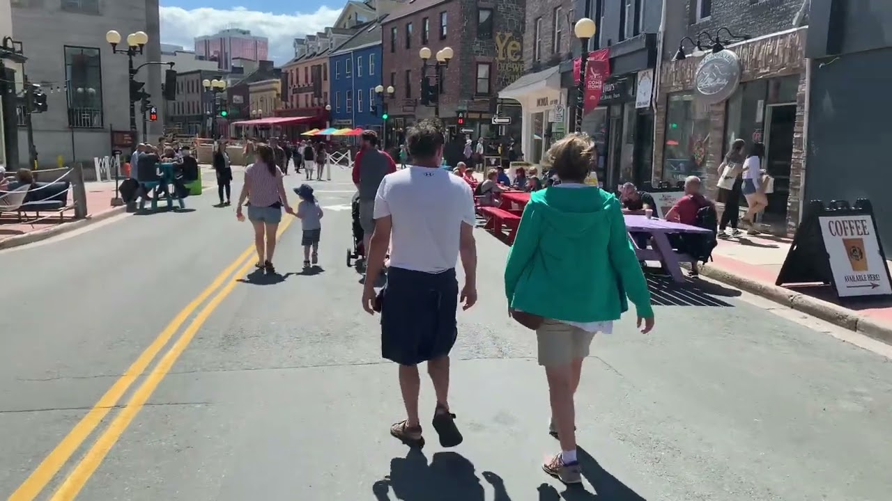 Beautiful day Downtown St.John’s Newfoundland July 2022