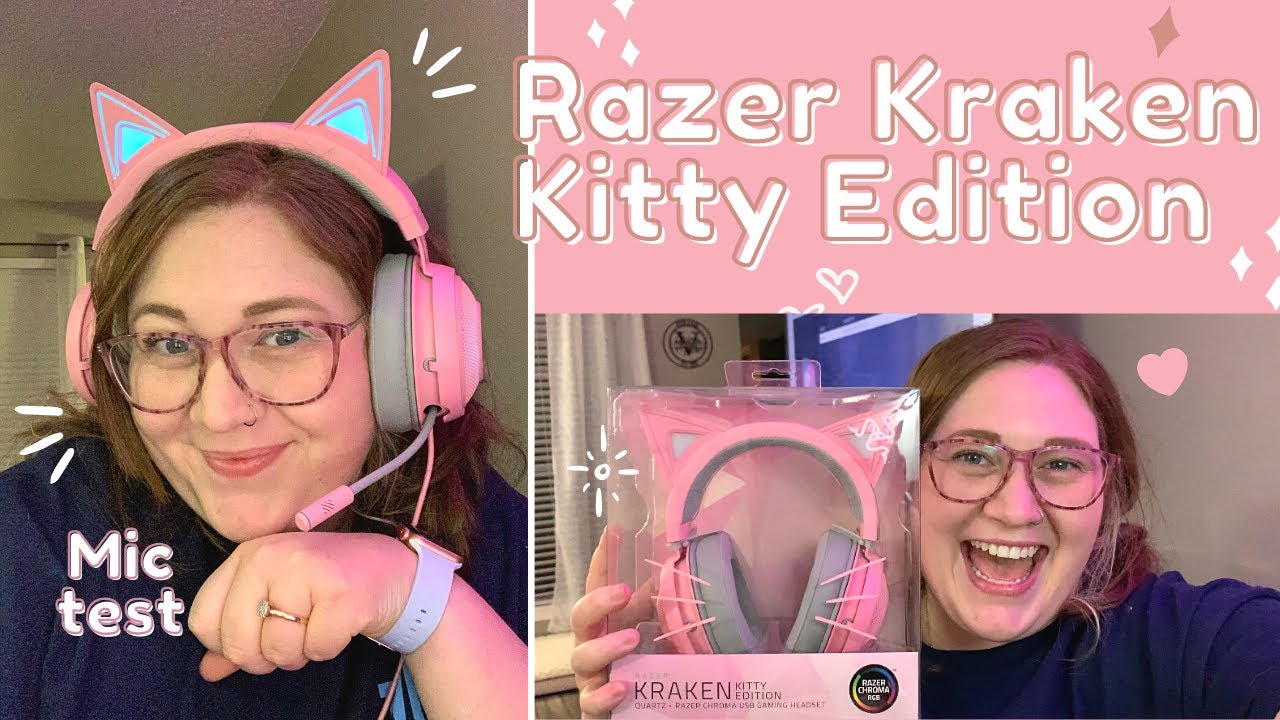 Razer Kraken Kitty HeadSet Unboxing & Mic Test