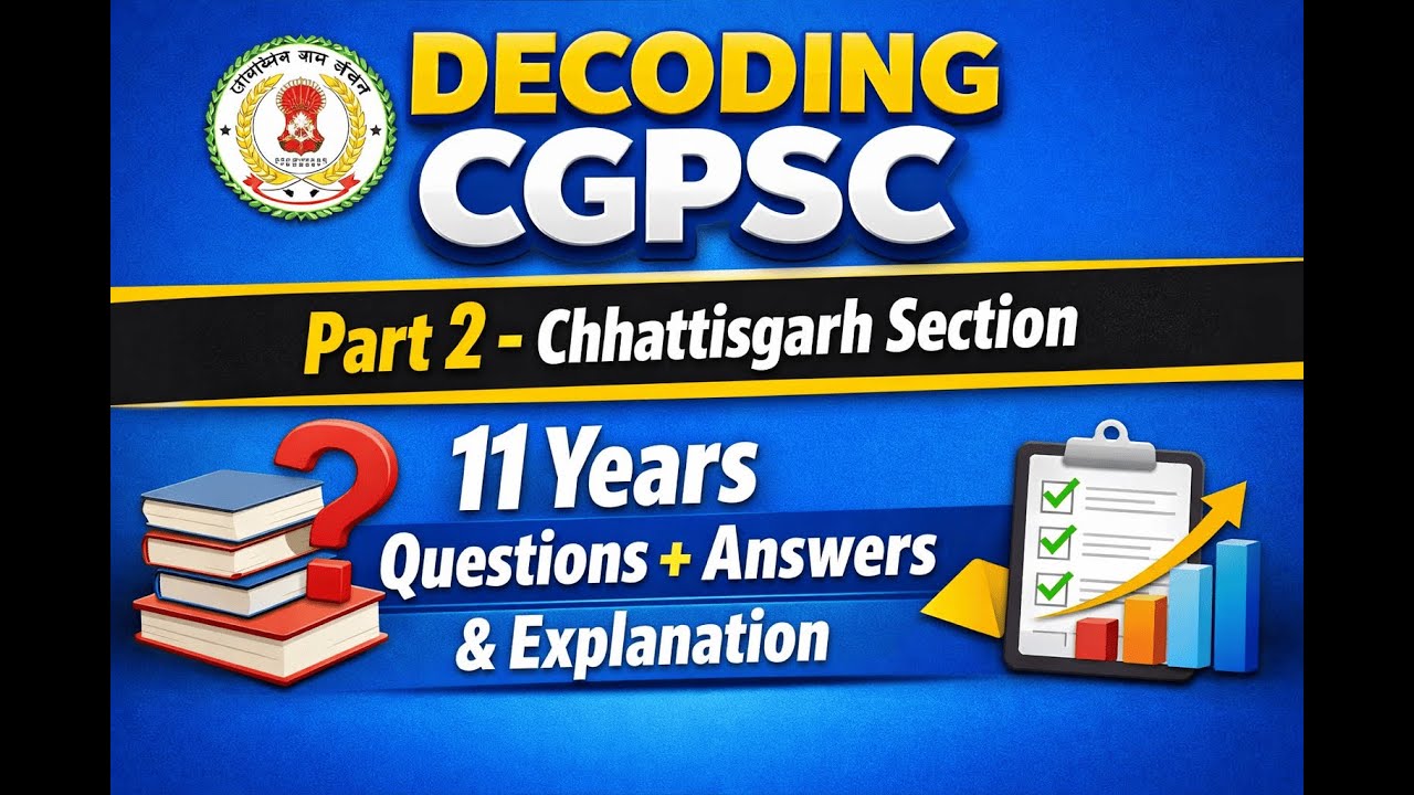 Decoding CGPSC - Part 2 - CG Section #Prelims2025