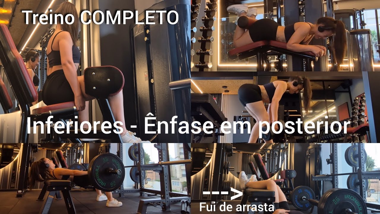 ROTINA DE TREINO PARA POSTERIOR E GLÚTEO - o que eu faço 