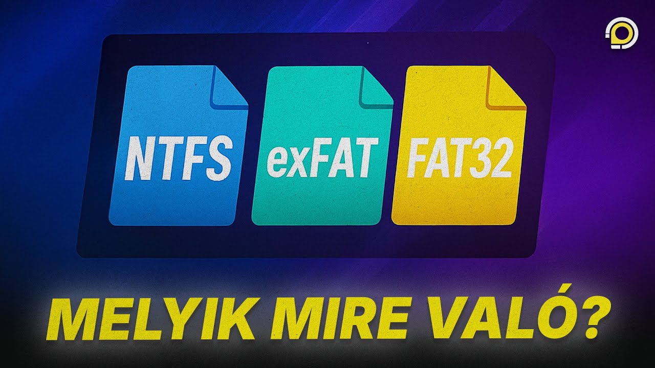 NTFS, exFAT, FAT32 &ndash; Melyiket v&aacute;laszd &eacute;s mi&eacute;rt? &ndash; Tech Percek #16