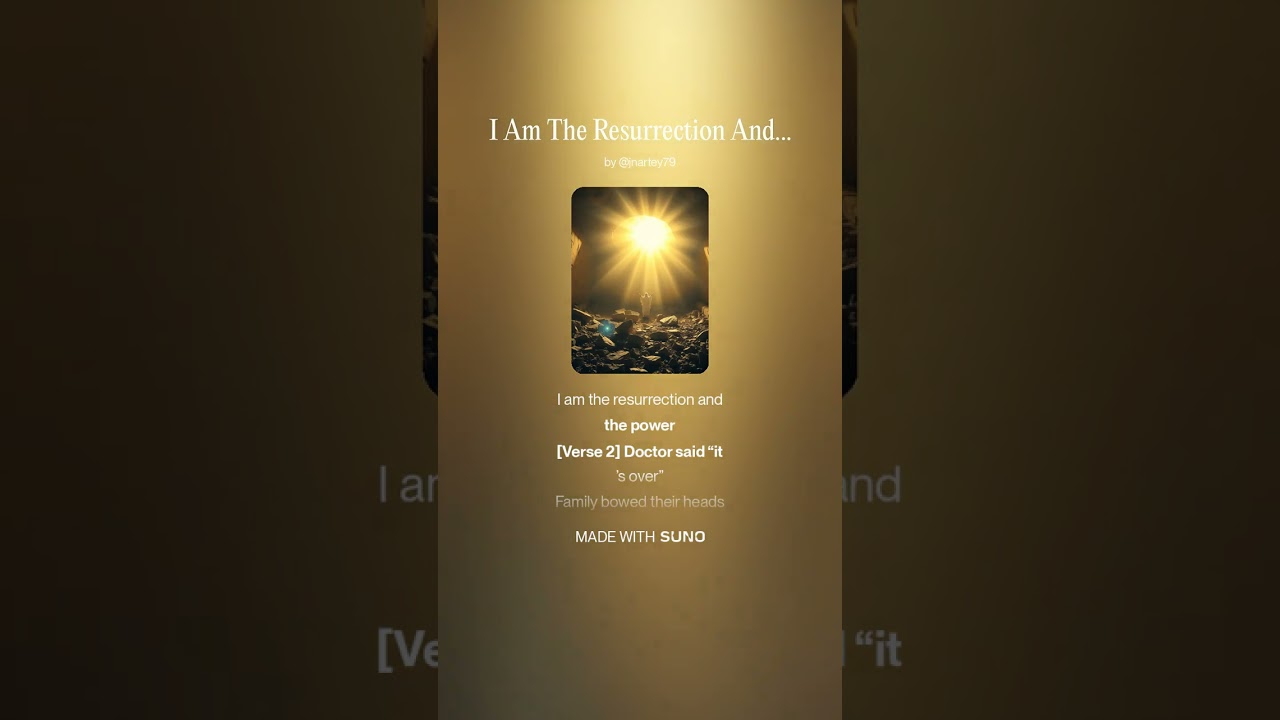 I Am the Resurrection and the Power (Gospel Music)