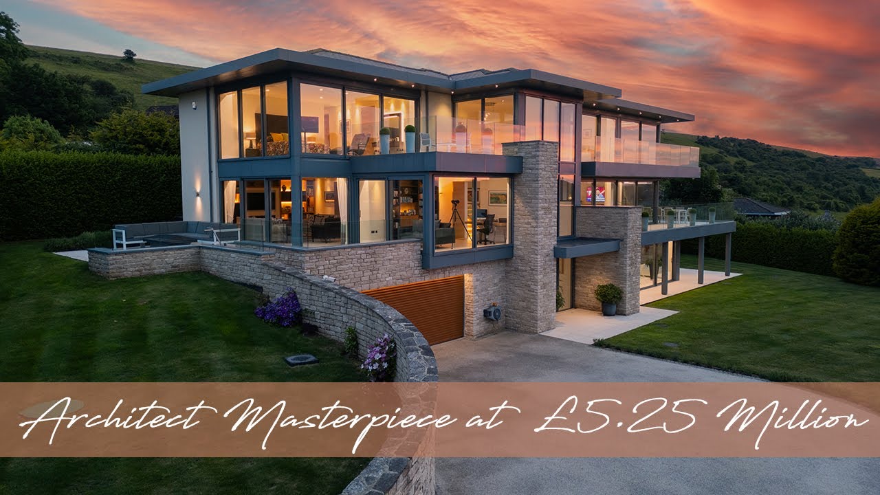 *SOLD*  An Architectural Masterpiece with Breathtaking Sea & Countryside Views in Studland