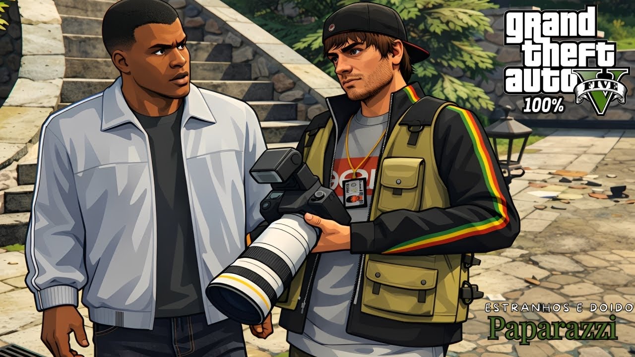 GTA V Enhanced Estranhos & Doidos - Paparazzi (0 Ao 100% Ouro)