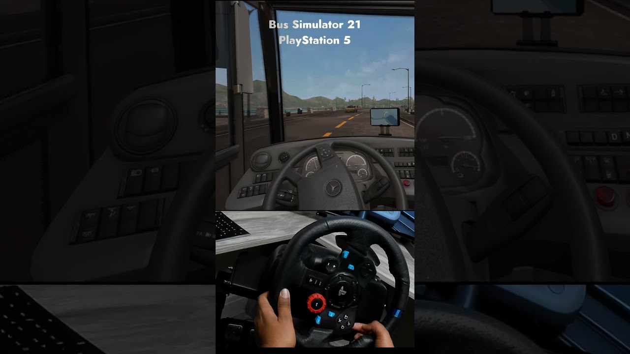#shorts Bus Simulator 21 PlayStation 5 & Logitech G29 Steering wheel