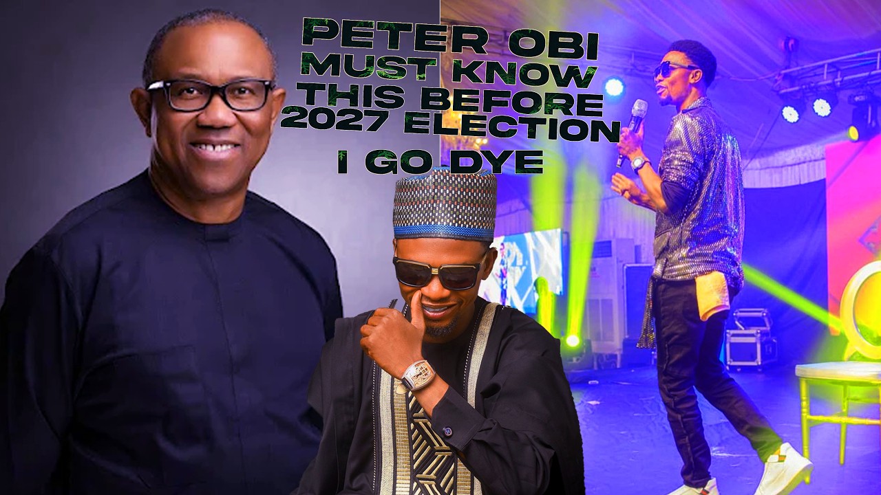 Just in -Peter Obi must hear this 🤣 I go dye warns against 2027 elections