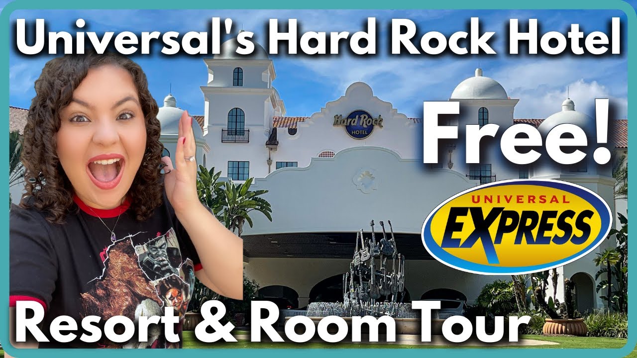 Universal's Hard Rock Hotel (Detailed Resort & Room Tour) | Premier Hotel, Free Express Pass, & more