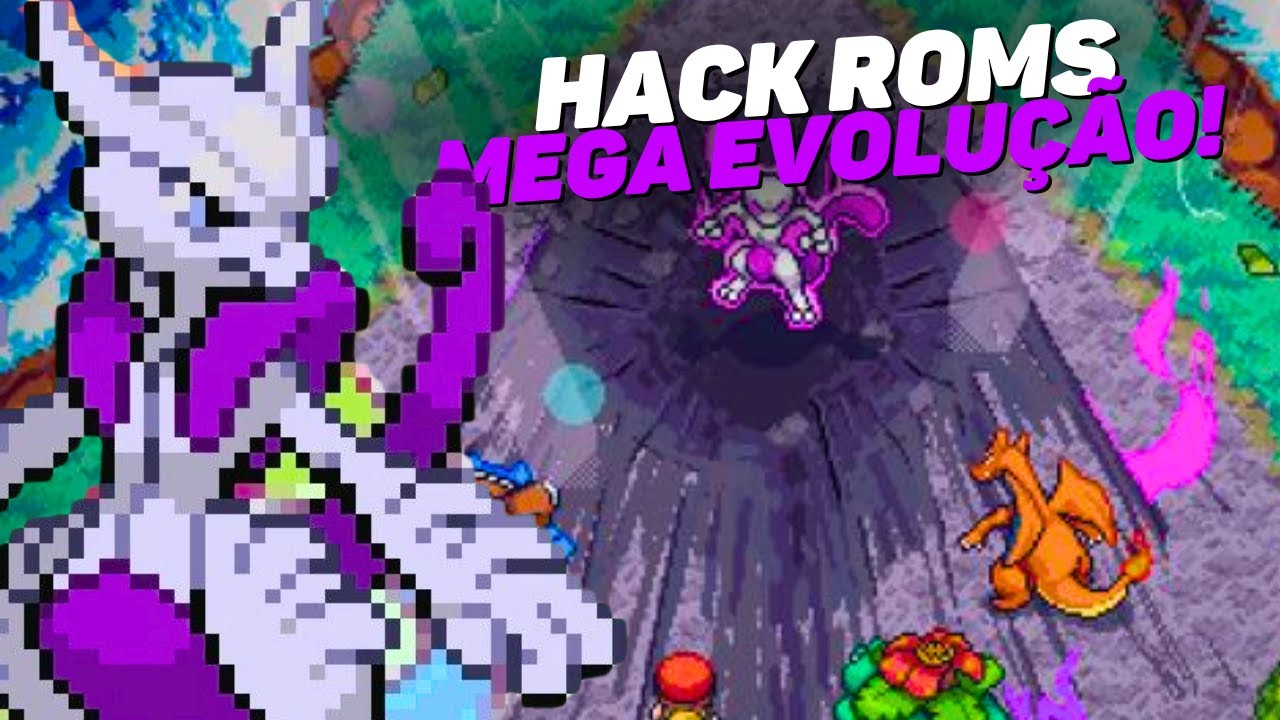 TOP 5 - MELHORES HACK ROM DE POKEMON COM MEGA EVOLU&Ccedil;&Atilde;O EM 2024! (GBA)