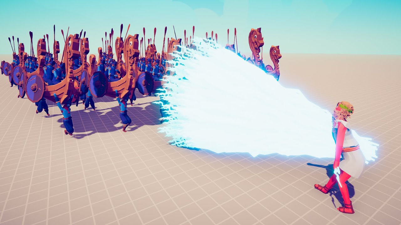 OP GOD ZEUS vs ARMY OF UNITS ► Totally Accurate Battle Simulator TABS