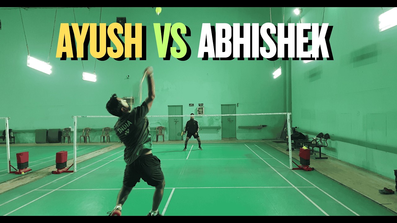 Ayush Vs Abhishek #iitroorkee #badminton #bwf #yonex #shuttlesmash #badmintonlovers