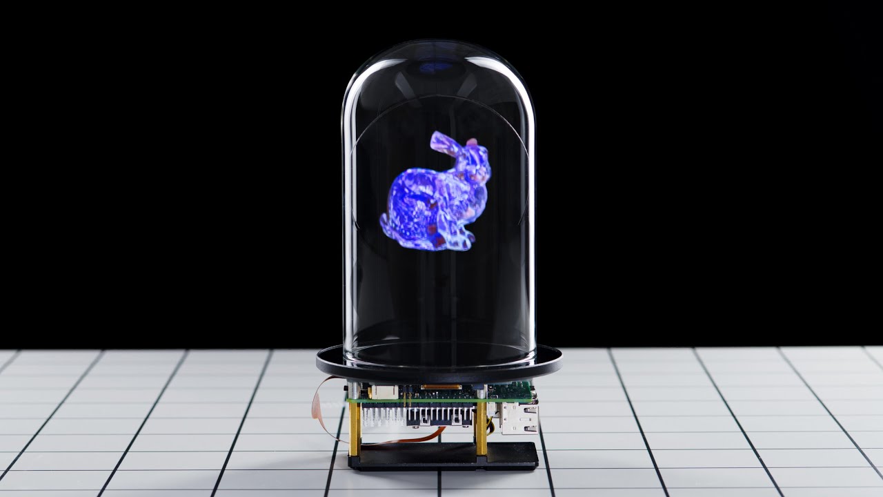 Building a Holographic Raspberry Pi 5 Display Using Victorian Trickery