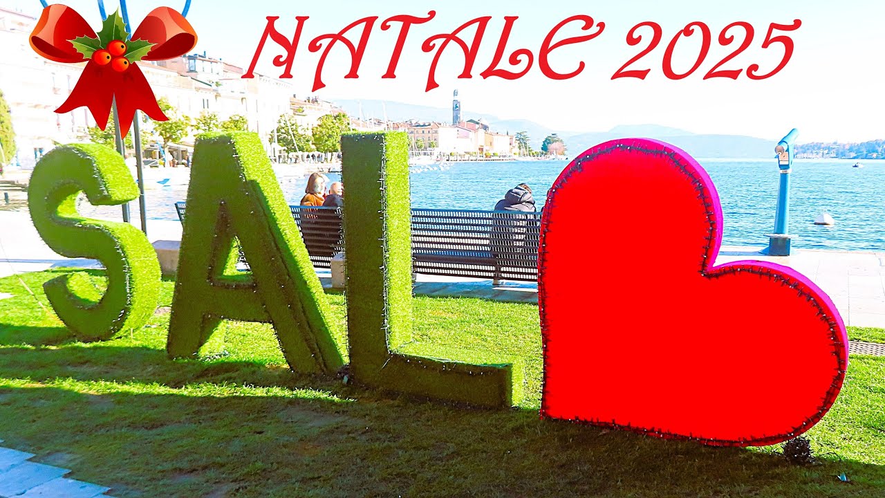 🎄Luci di Natale 2025 a Salò - mercatini e spettacoli sul lago di Garda