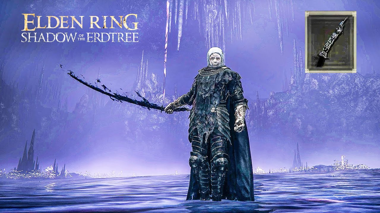 Elden Ring Shadow of the Erdtree - Sword of Night Weapon Moveset Showcase