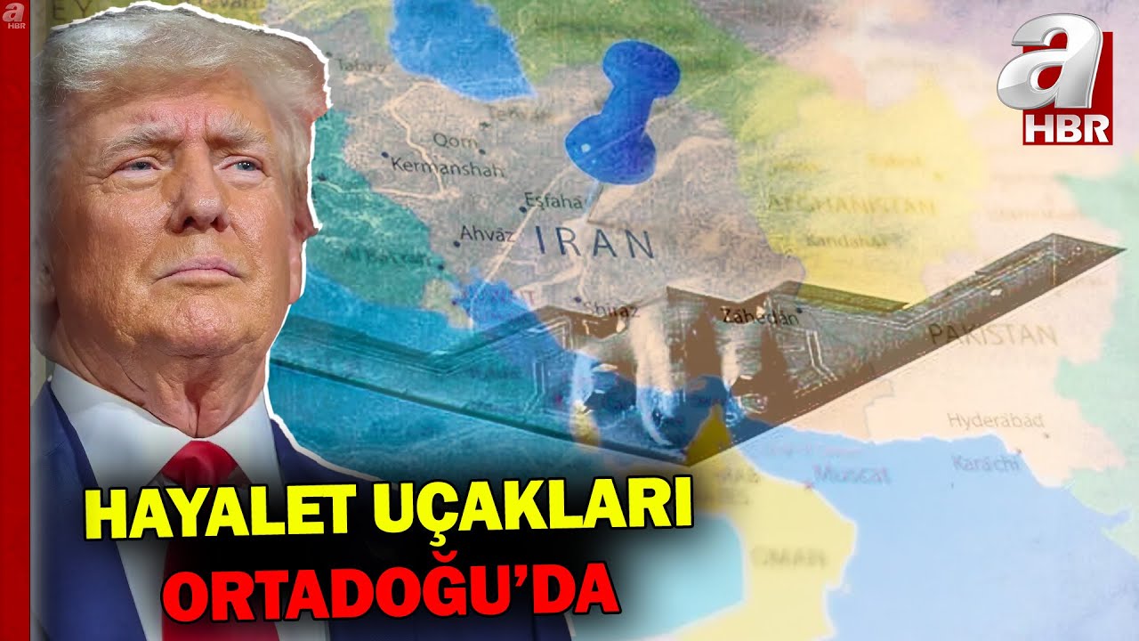 ABD hayalet uçakları Ortadoğu'da! MOSSAD Hamaney'in yerini mi belirledi? | A Haber