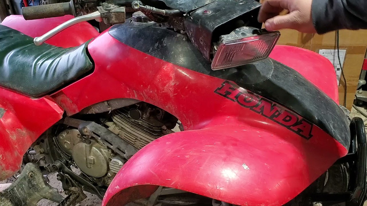 Honda 300EX Lights and.. we're taking a break