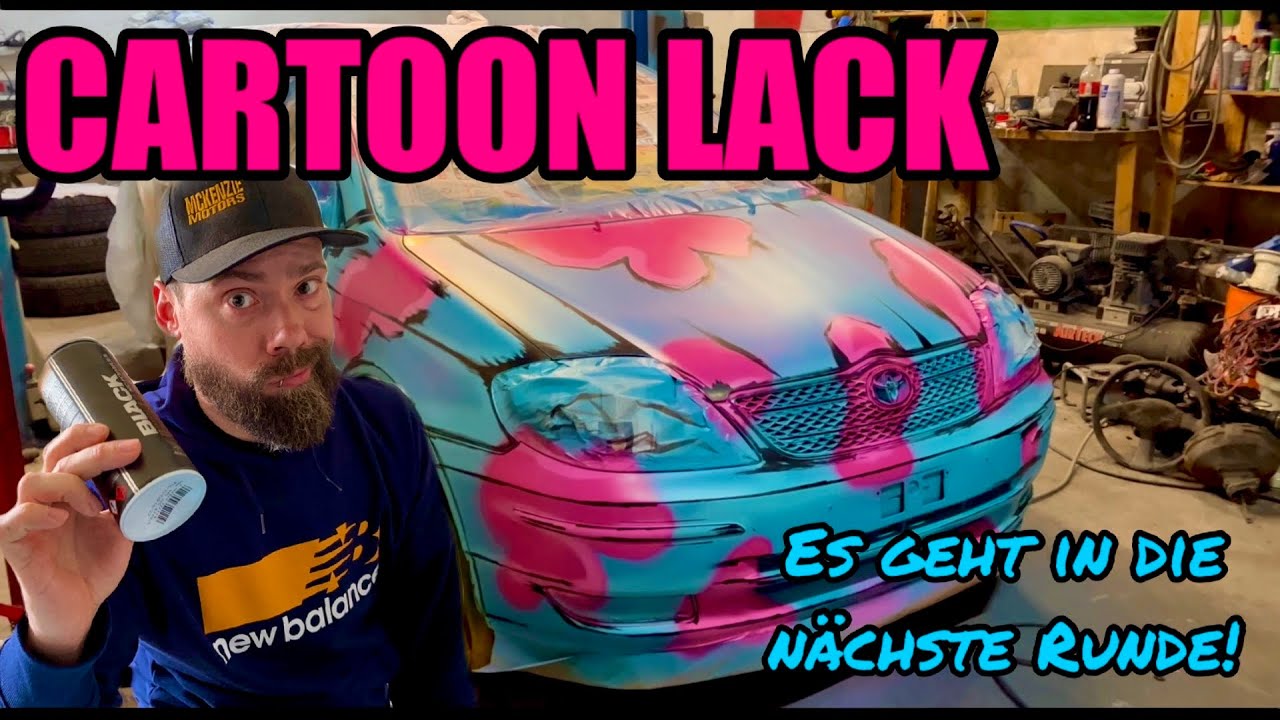 CARTOON LACKIERUNG | Danis Kombi wird fertig lackiert