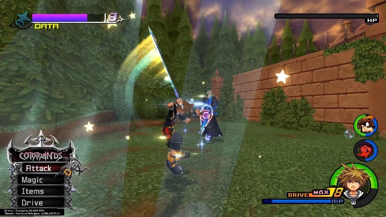 KINGDOM HEARTS 2 FM: Data Vexen Boss Battle (Critical)